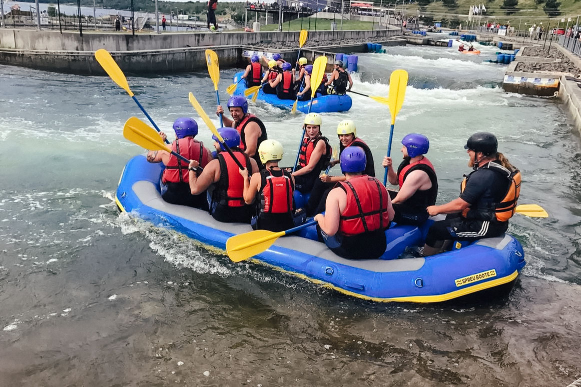 Sommerfest 2017: Rafting Abenteuer in Markkleeberg